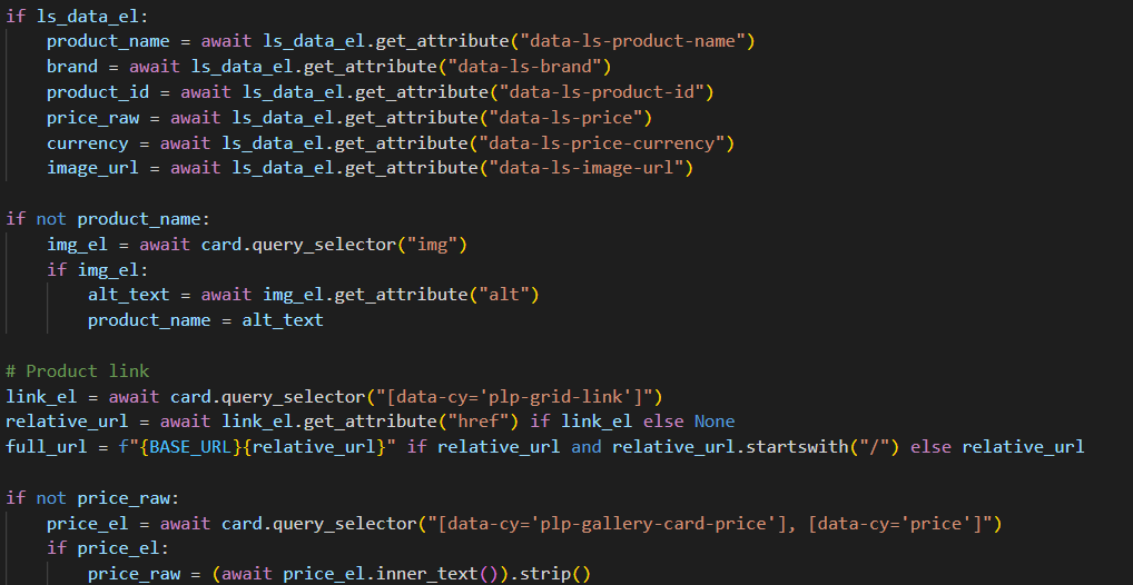E-commerce Catalog Monitoring Pipeline (Python, Playwright)